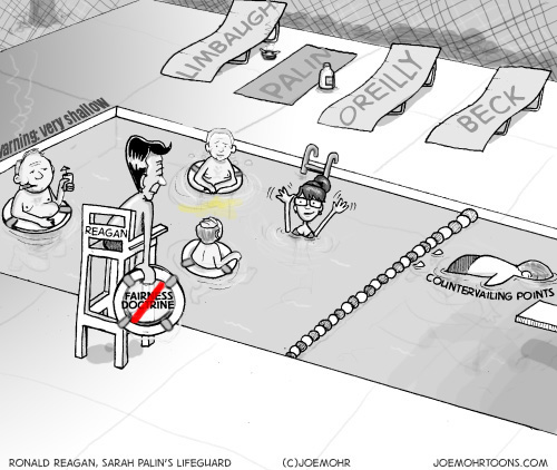 Ronald Reagan, Sarah Palin's lifeguard