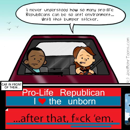 Finally, the Pro-life/Anti-earth oxymoron explained