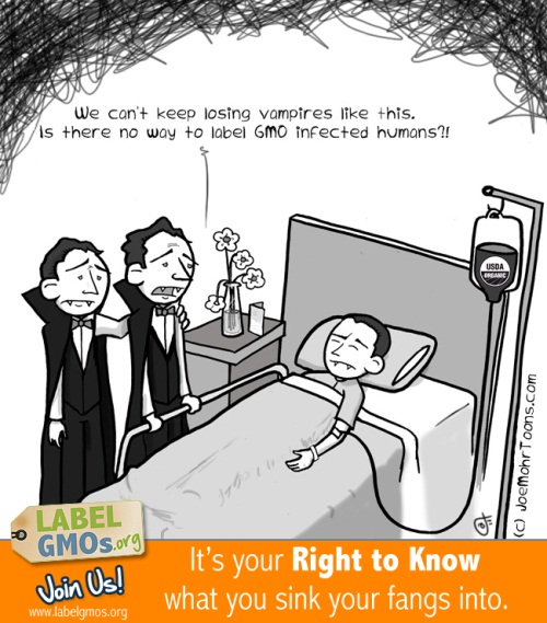 GMO-Tainted Blood Poisons Unwitting Vampires