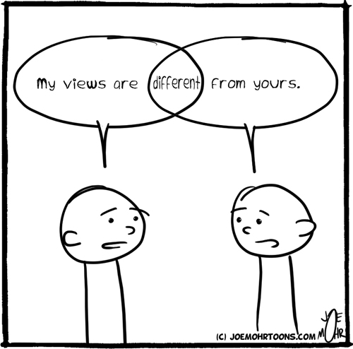 We agree. We're different.