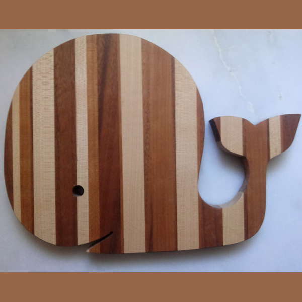 Happy Whale cutting board