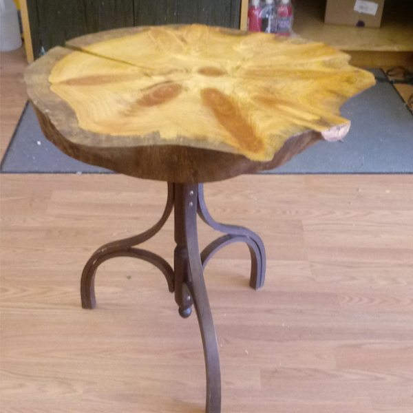 pine end table